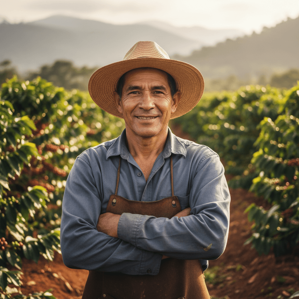 Roberto Hernandez, coffee worker